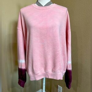 PINK VICTORIA’S SECRET maroon/pink Ombré Sweatshirt